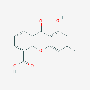 8-Hydroxy-6-methyl-9-oxo-9H-xanthene-4-carboxylic acid