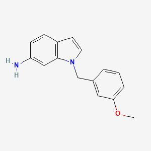 B1454249 1-[(3-methoxyphenyl)methyl]-1H-indol-6-amine CAS No. 1095600-69-3