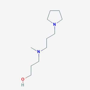 3-{Methyl[3-(pyrrolidin-1-YL)propyl]amino}propan-1-OL