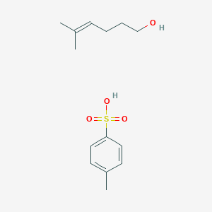 4-Methylbenzenesulfonic acid;5-methylhex-4-en-1-ol