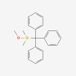 Methoxy(dimethyl)(triphenylmethyl)silane