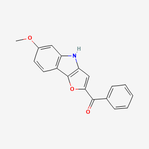 (6-Methoxy-4H-furo[3,2-b]indol-2-yl)(phenyl)methanone