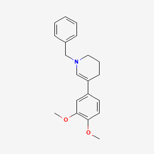 1-Benzyl-5-(3,4-dimethoxyphenyl)-1,2,3,4-tetrahydropyridine