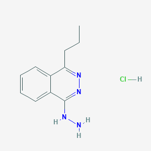 (4-Propylphthalazin-1-yl)hydrazine;hydrochloride