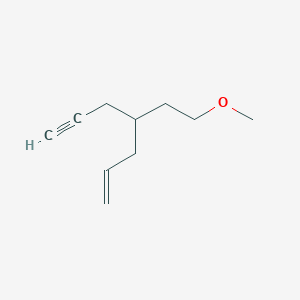 4-(2-Methoxyethyl)hept-1-en-6-yne