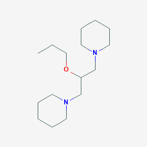 1,1'-(2-Propoxypropane-1,3-diyl)dipiperidine