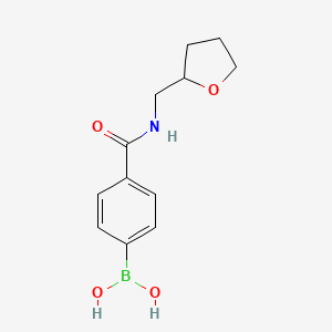 4-((Tetrahydrofuran-2-YL)methylcarbamoyl)phenylboronic acid