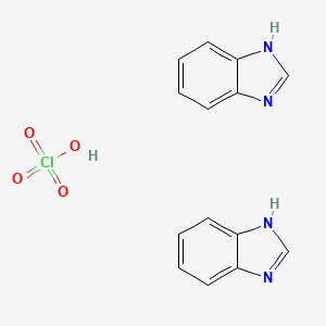 1H-benzimidazole;perchloric acid