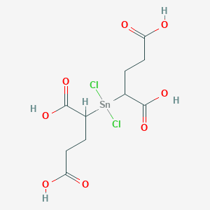 2,2'-(Dichlorostannanediyl)dipentanedioic acid