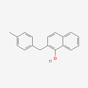 2-[(4-Methylphenyl)methyl]naphthalen-1-ol