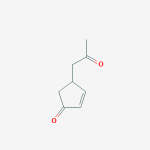 4-(2-Oxopropyl)cyclopent-2-en-1-one