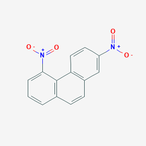 molecular formula C14H8N2O4 B14542925 Phenanthrene, 2,5-dinitro- CAS No. 62325-29-5