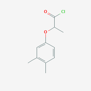 molecular formula C11H13ClO2 B1454294 2-(3,4-Dimethylphenoxy)propanoyl chloride CAS No. 1114595-03-7