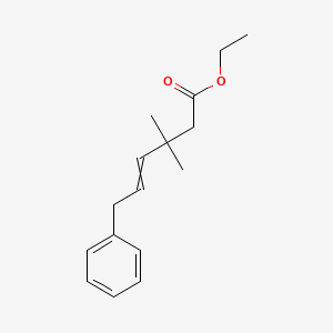 Ethyl 3,3-dimethyl-6-phenylhex-4-enoate