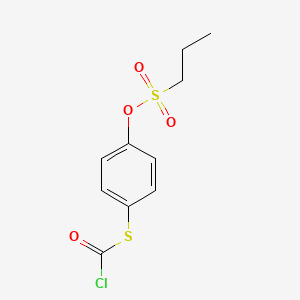 4-[(Chlorocarbonyl)sulfanyl]phenyl propane-1-sulfonate