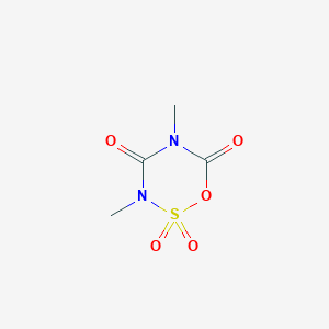 3,5-Dimethyl-1,2lambda~6~,3,5-oxathiadiazinane-2,2,4,6-tetrone