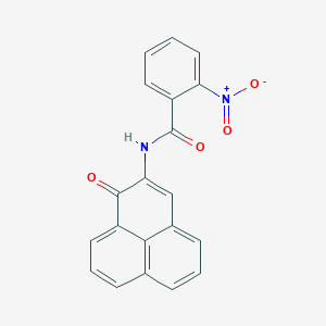 2-Nitro-N-(1-oxo-1H-phenalen-2-YL)benzamide