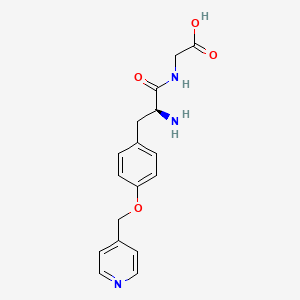 O-[(Pyridin-4-yl)methyl]-L-tyrosylglycine