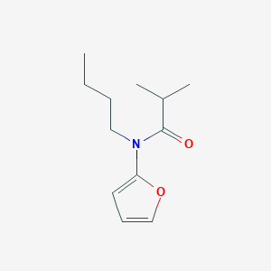 N-Butyl-N-(furan-2-YL)-2-methylpropanamide