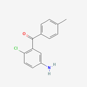 (5-Amino-2-chlorophenyl)(4-methylphenyl)methanone