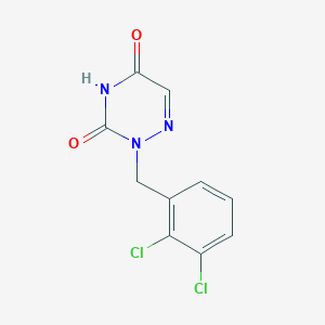 2-[(2,3-Dichlorophenyl)methyl]-1,2,4-triazine-3,5(2H,4H)-dione