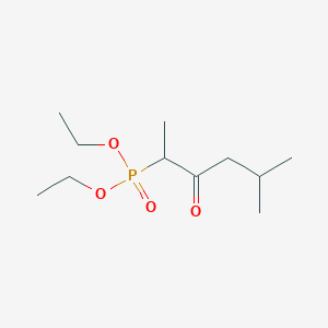 Diethyl (5-methyl-3-oxohexan-2-yl)phosphonate