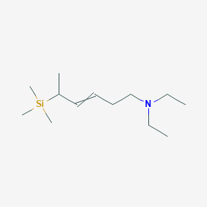 N,N-Diethyl-5-(trimethylsilyl)hex-3-en-1-amine