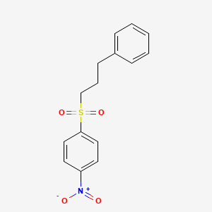 1-Nitro-4-(3-phenylpropane-1-sulfonyl)benzene