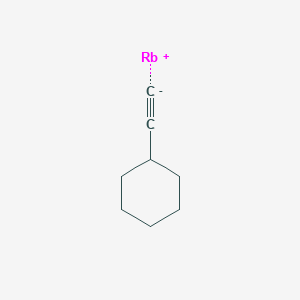 molecular formula C8H11Rb B14543164 ethynylcyclohexane;rubidium(1+) CAS No. 61806-61-9