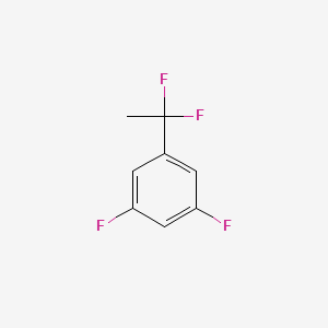 molecular formula C8H6F4 B1454322 1-(1,1-二氟乙基)-3,5-二氟苯 CAS No. 1138445-10-9