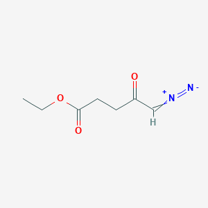 1-Diazonio-5-ethoxy-5-oxopent-1-en-2-olate