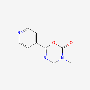 3-Methyl-6-(pyridin-4-yl)-3,4-dihydro-2H-1,3,5-oxadiazin-2-one