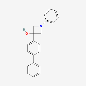 3-([1,1'-Biphenyl]-4-yl)-1-phenylazetidin-3-ol