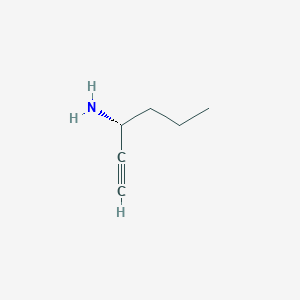 (3R)-Hex-1-yn-3-amine