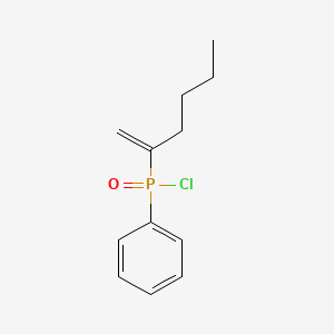 Hex-1-en-2-yl(phenyl)phosphinic chloride