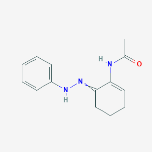 N-[6-(2-Phenylhydrazinylidene)cyclohex-1-en-1-yl]acetamide