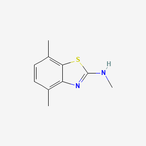 N,4,7-Trimethyl-1,3-benzothiazol-2-amine