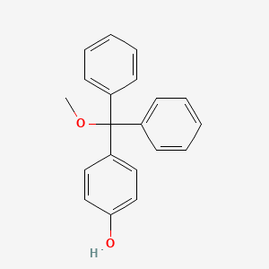 4-[Methoxy(diphenyl)methyl]phenol