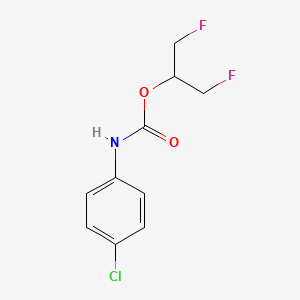 1,3-Difluoropropan-2-yl (4-chlorophenyl)carbamate