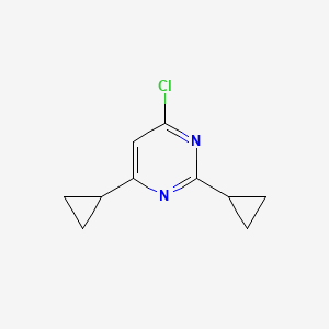 4-Chloro-2,6-dicyclopropylpyrimidine