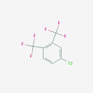 molecular formula C8H3ClF6 B1454336 4-Chloro-1,2-bis-(trifluoromethyl)benzene CAS No. 320-30-9