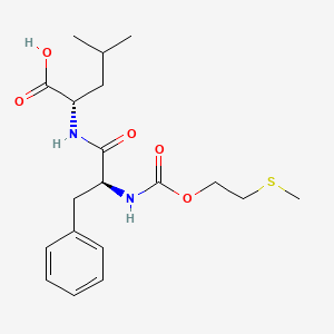 N-{[2-(Methylsulfanyl)ethoxy]carbonyl}-L-phenylalanyl-L-leucine