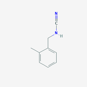 molecular formula C9H10N2 B1454338 (2-Methylbenzyl)cyanamide CAS No. 1194814-78-2