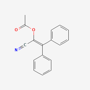 1-Cyano-2,2-diphenylethenyl acetate