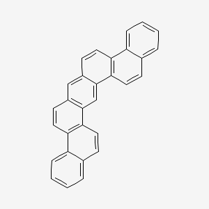 molecular formula C30H18 B14543427 Benzo(c)naphtho(1,2-m)tetraphene CAS No. 62243-32-7