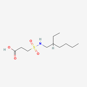 3-[(2-Ethylhexyl)sulfamoyl]propanoic acid