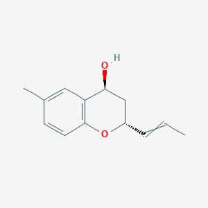 (2R,4S)-6-Methyl-2-(prop-1-en-1-yl)-3,4-dihydro-2H-1-benzopyran-4-ol