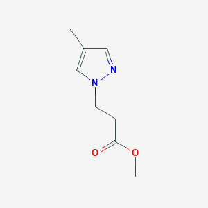 Methyl 3-(4-methyl-1H-pyrazol-1-yl)propanoate