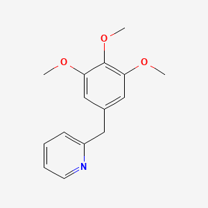 2-[(3,4,5-Trimethoxyphenyl)methyl]pyridine