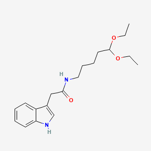 N-(5,5-Diethoxypentyl)-2-(1H-indol-3-YL)acetamide